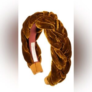 Jennifer Behr Velvet Braided Headband